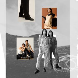 brown and white simple fashion sale banner